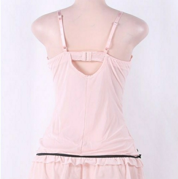 ✔SOLD on Ⓜ✔Pink Lace Padded Sexy Babydoll - Picture 3 of 7